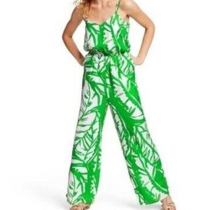 Lilly Pulitzer for Target Green Palm Leaf Jumpsuit